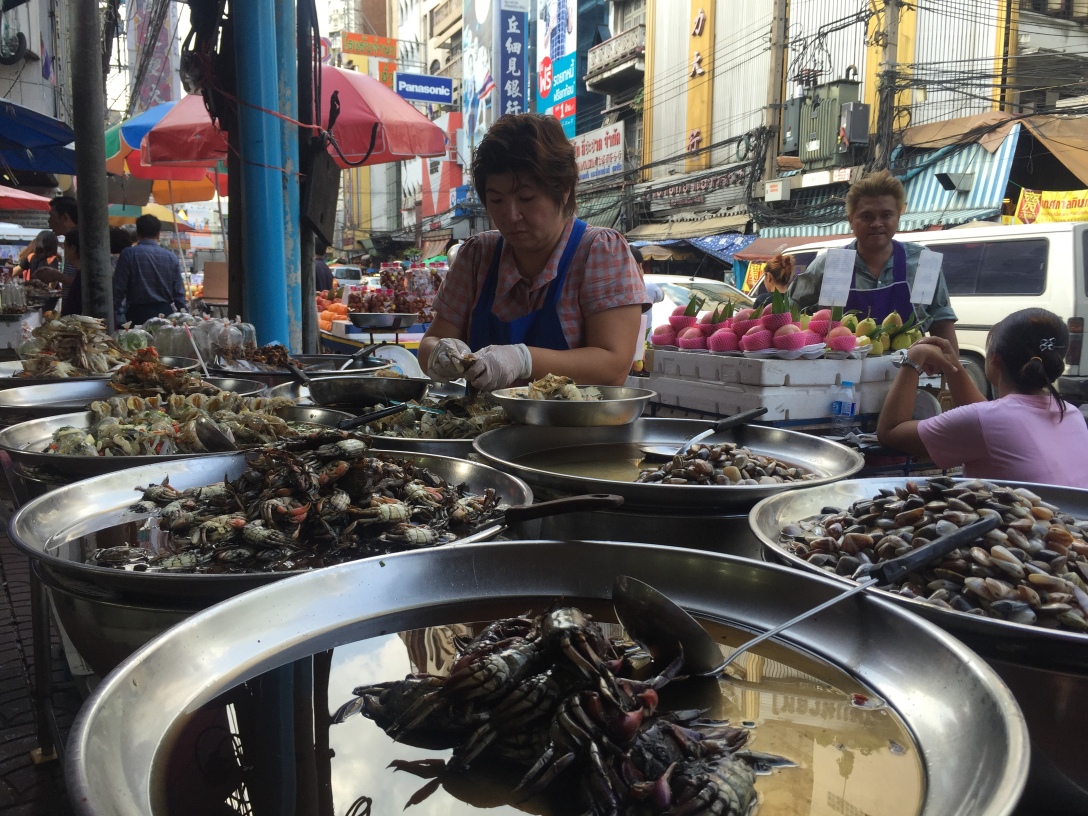 seafood market in Bangkok's Chinatown
