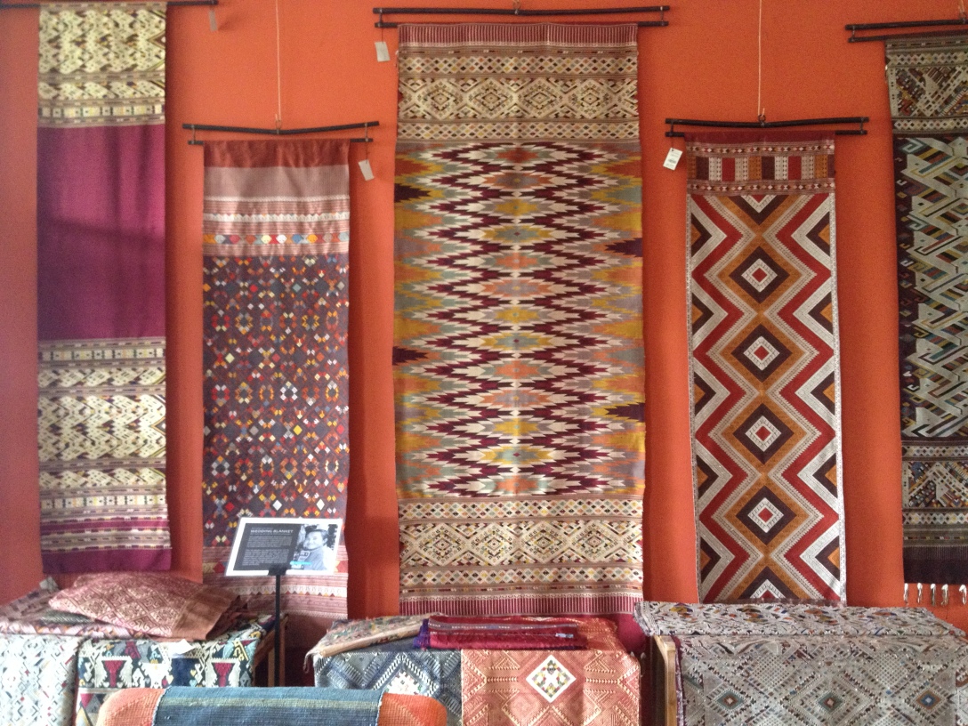 silk tapestries and scarves for sale at Ock Pop Tok