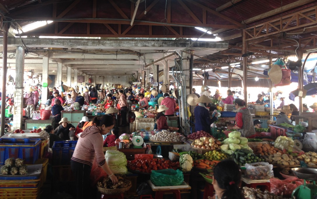 fresh market in Hoi An